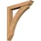 Ekena Millwork Thorton Traditional Smooth Bracket w/ Offset Brace, Western Red Cedar, 5 1/2"W x 32"D x 36"H BKT0604X32X36THR01SWR - alternate 1